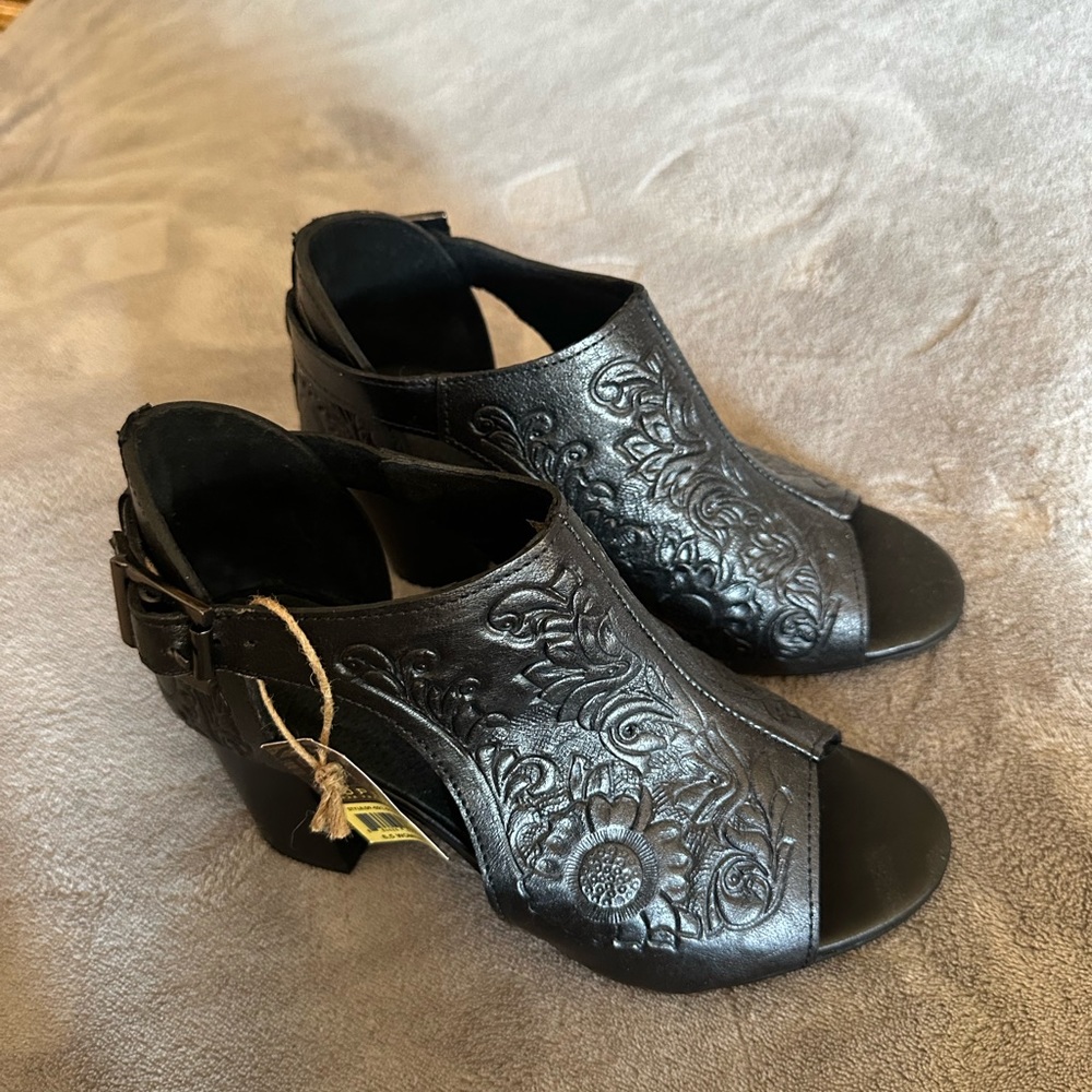 roper leather heels